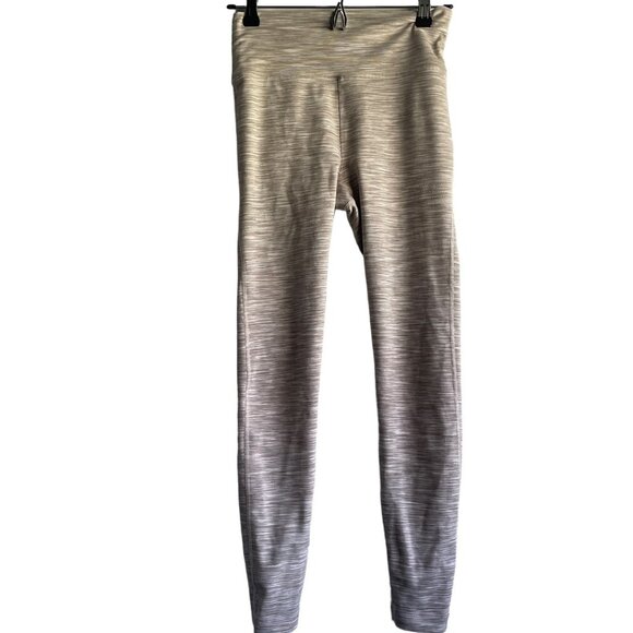 Outdoor Voices Womens Space Dye White/Tan Leggings - Size Small - Picture 1 of 5